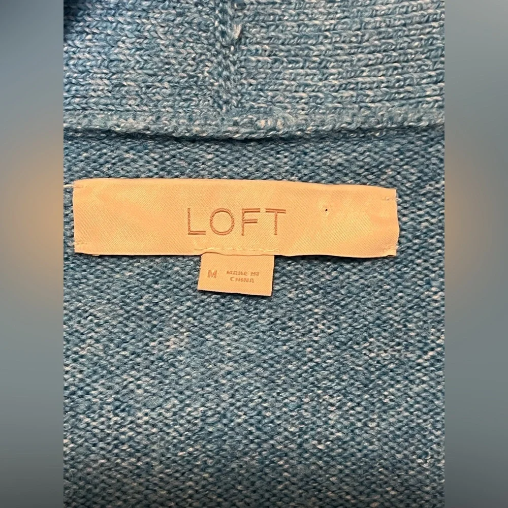 LOFT Rhinestone Button Cardigan Sweater